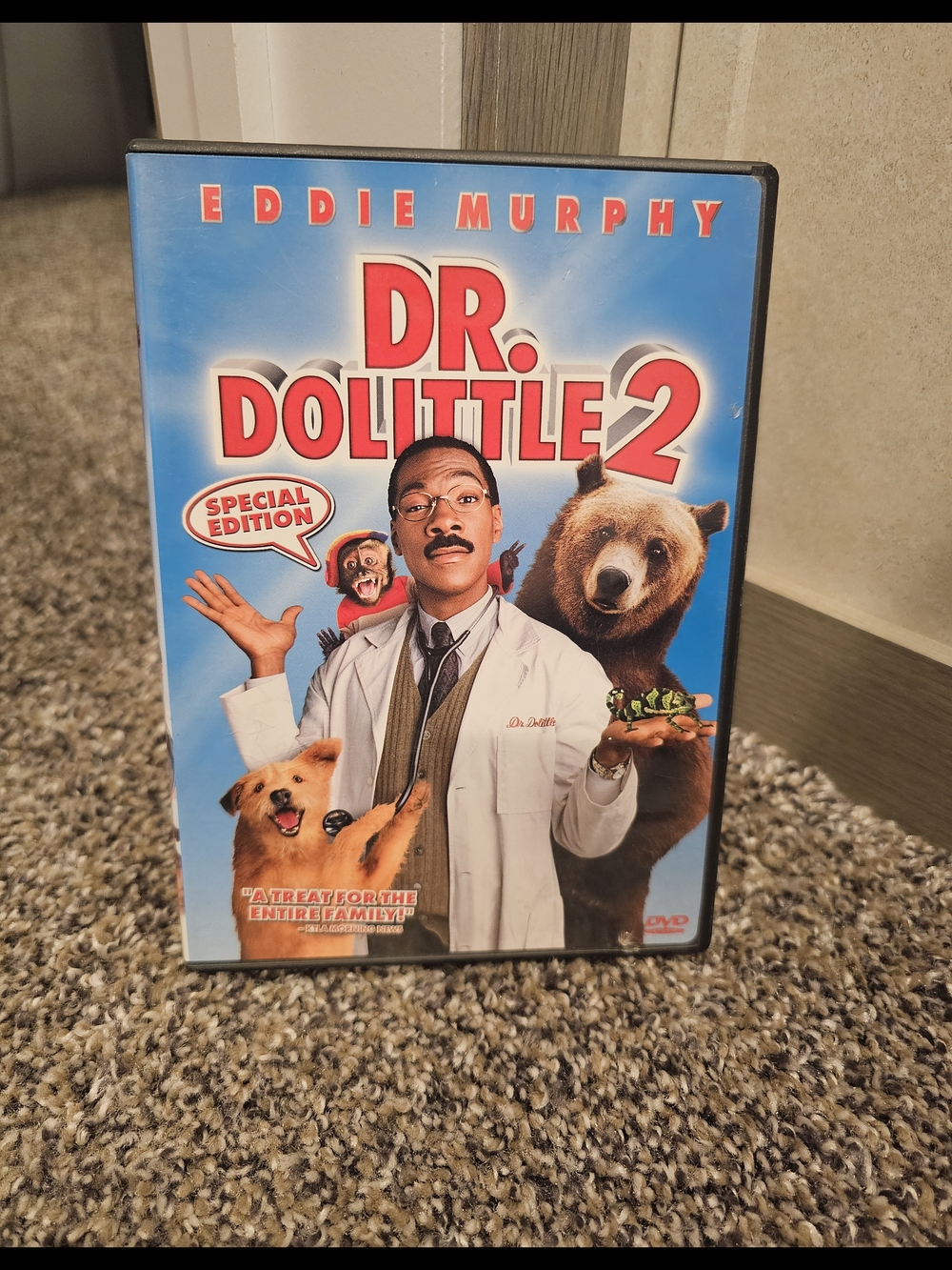 Dr. Dolittle 2 DVD - Eddie Murphy - Blue Cover